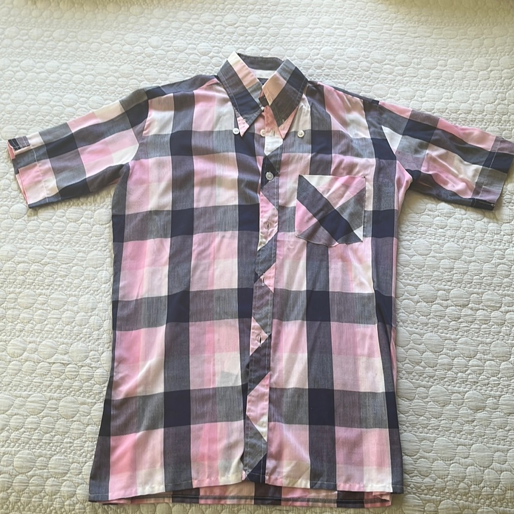 Vintage plaid button up